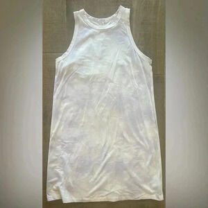 Purple & White Dress